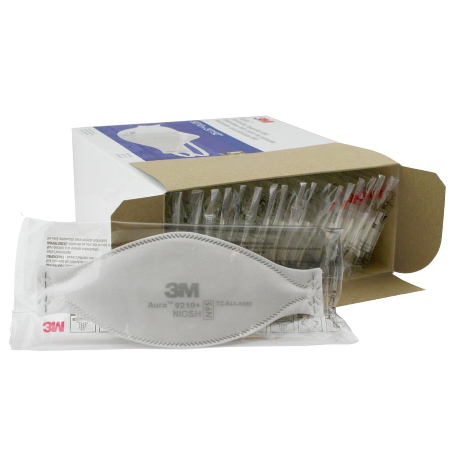 3M Aura 9210 (White Headband) N95 - 20 Pack - Retail Packaging
