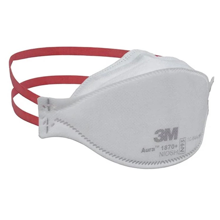 3M Aura 1870 (Red Headband) N95 - 10 Pack