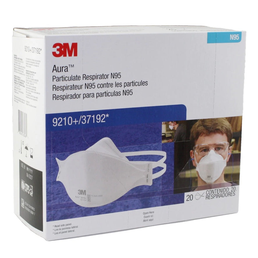 3M Aura 9210 (White Headband) N95 - 20 Pack