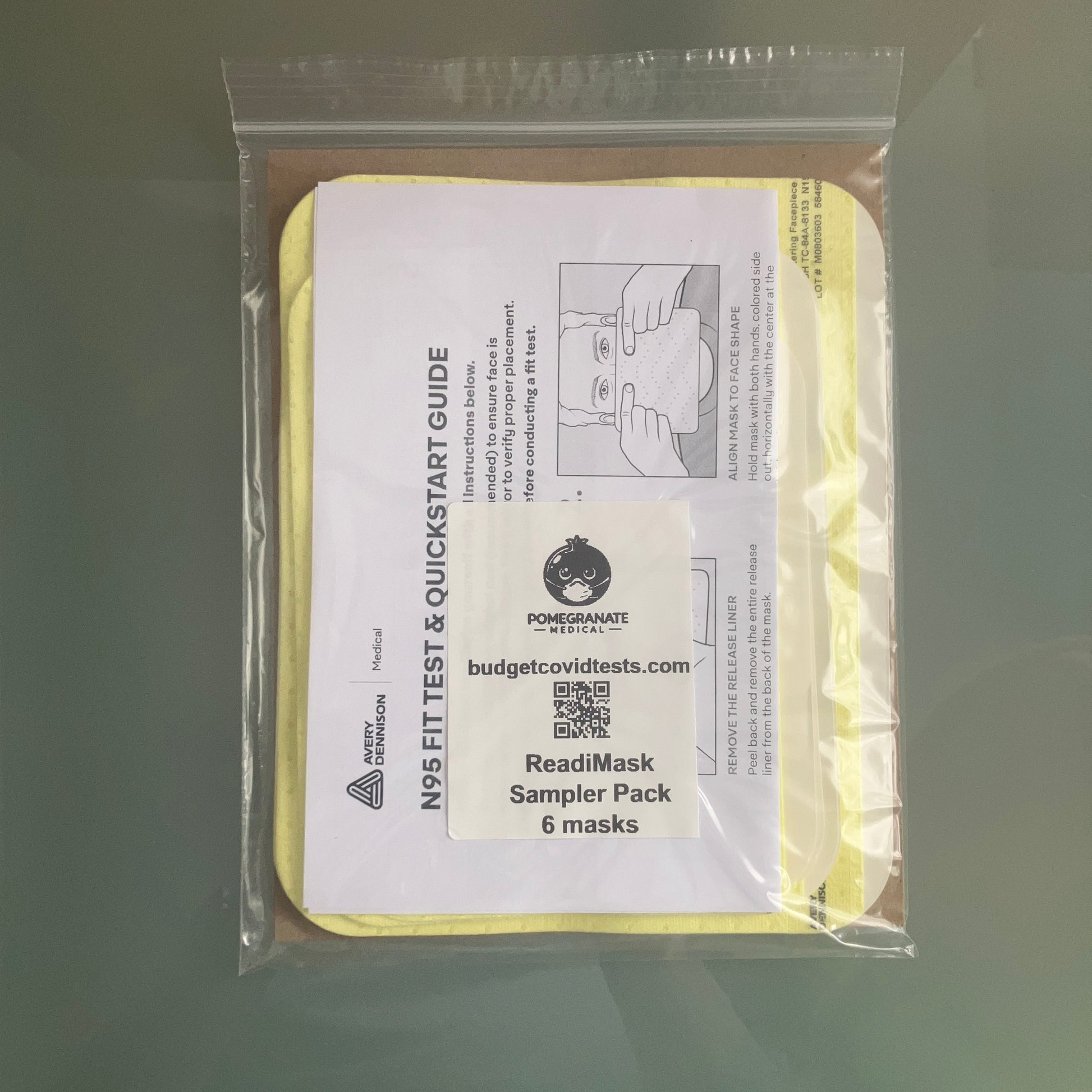 ReadiMask Sampler - 6 Pack – Pomegranate Medical